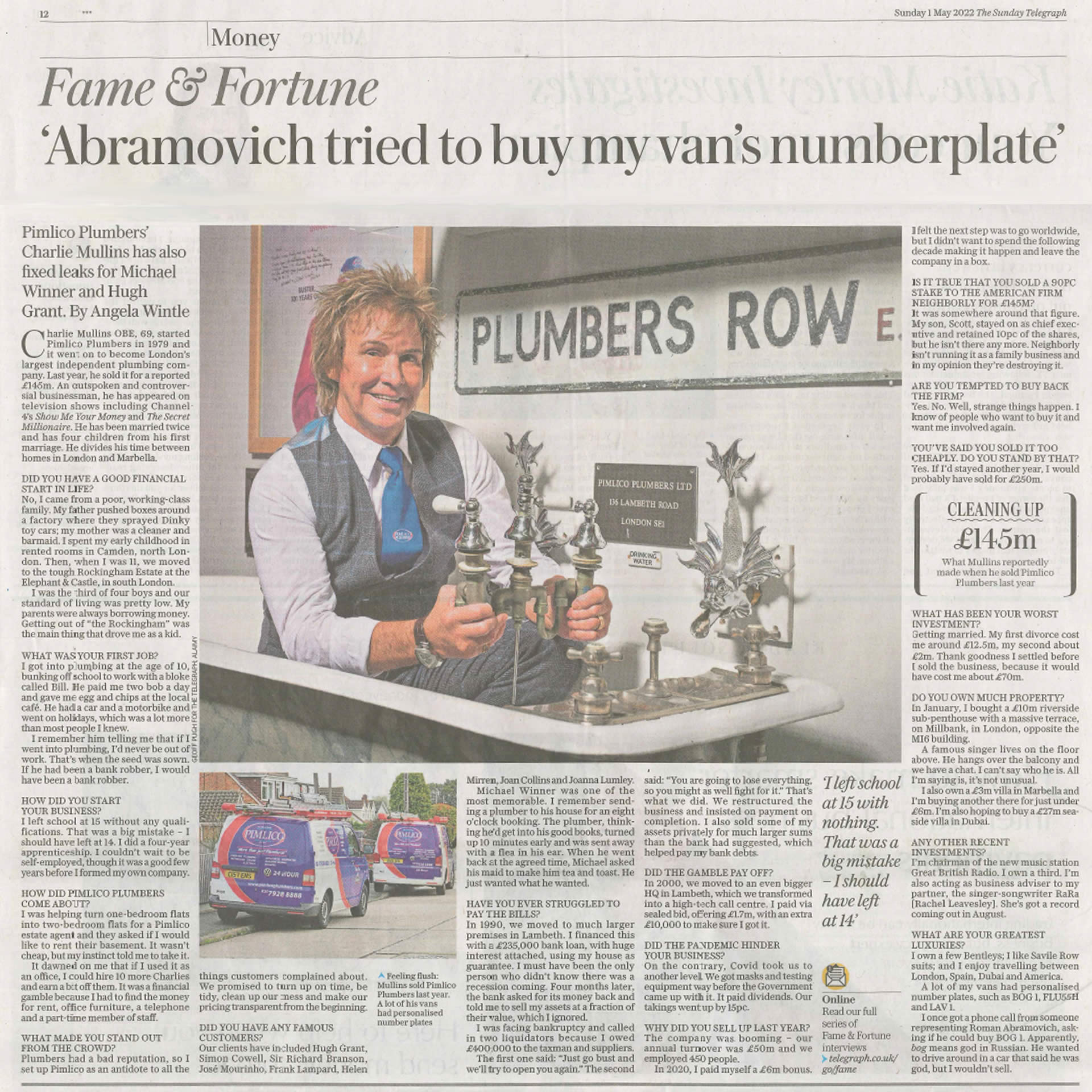 Sunday Telegraph WEFIX